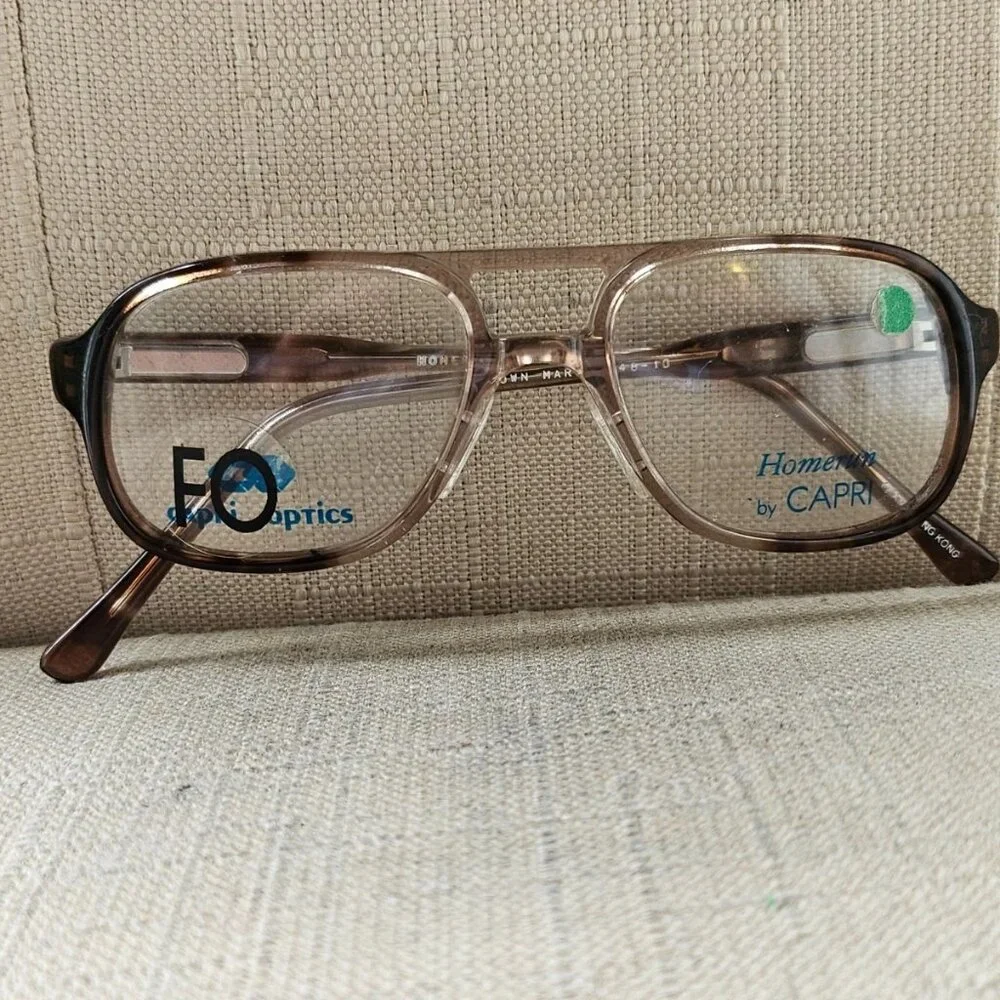 Homerun by Capri Youth Eyeglasses Frame Brown Marble 48[]18 130 Glasses Eyewear